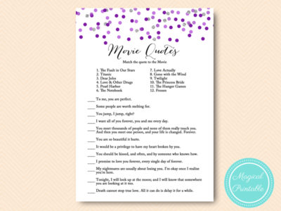 BS426-movie-quote-matching-Version2-purple-and-silver-bridal-shower-game