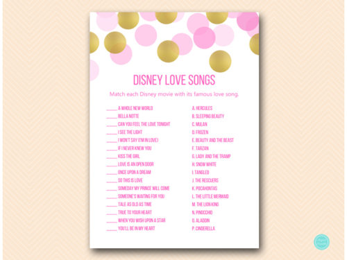 BS509-disney-love-songs-hot-pink-gold-bridal-shower-bachelorette-hens