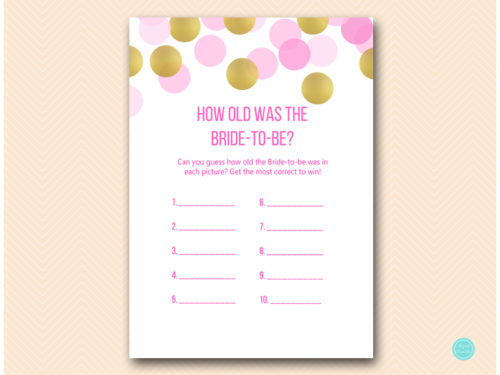 BS509-how-old-was-bride-to-be-hot-pink-gold-bridal-shower-bachelorette-hens