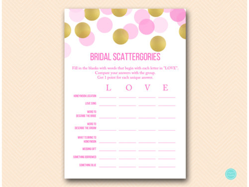 BS509-scattergories-bridal-A-hot-pink-gold-bridal-shower-bachelorette-hens