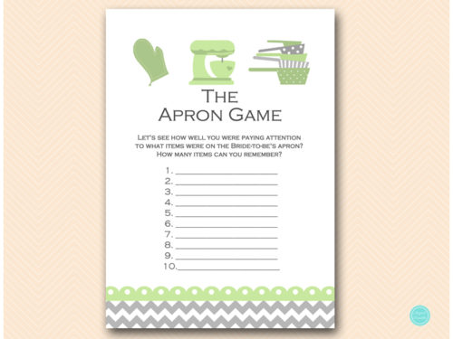 BS76G-apron-game-celery-green-kitchen-bridal-shower