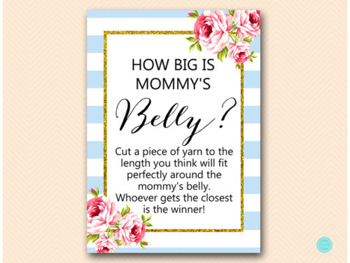 TLC50B-how-big-is-mommys-belly-baby-blue-and-gold-baby-shower-game