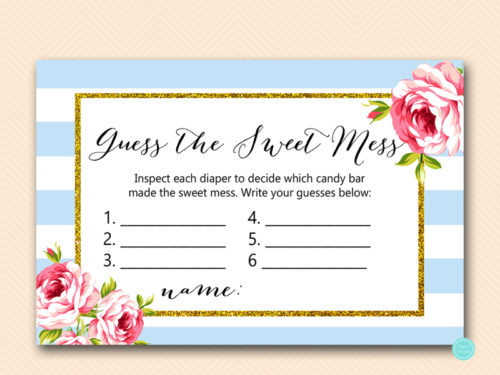 TLC50B-sweet-mess-guessing-game-card-baby-blue-and-gold-baby-shower-game