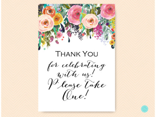 thank-you-for-celebrating-take-one-floral-shabby-chic-bridal-shower-sign