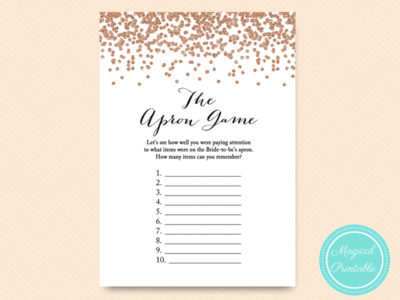 BS155-apron-game-10Q-rose-gold-confetti-bridal-shower-game