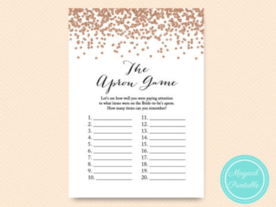 BS155-apron-game-20Q-rose-gold-confetti-bridal-shower-game