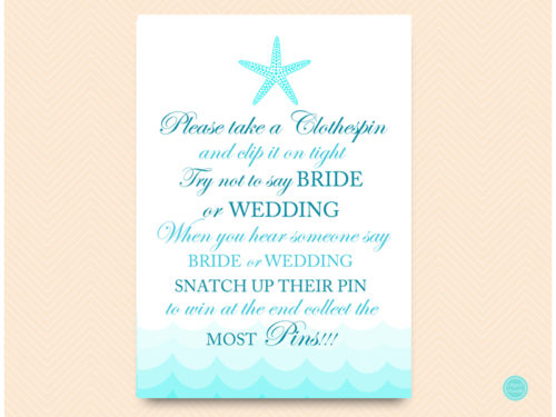 BS28-dont-say-bride-wedding-clothespin-beach-starfish-bridal-shower