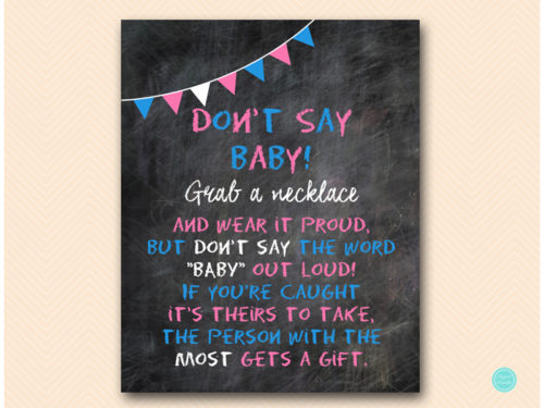 SN29-dont-say-baby-gender-reveal-baby-shower-chalkboard