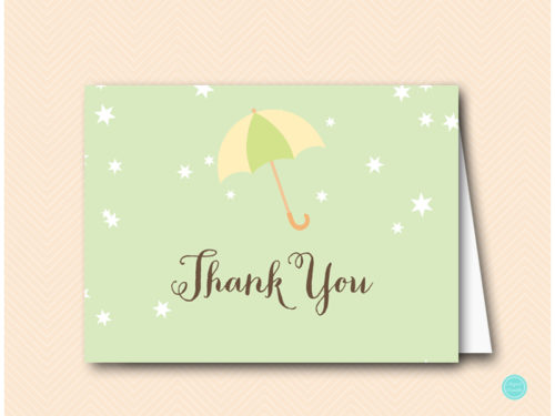 TLC524-thank-you-card-6x4-umbrella-baby-shower