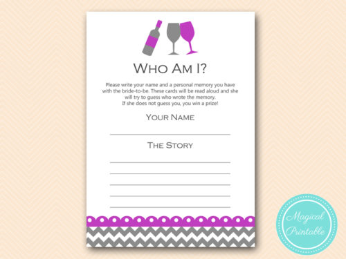 bs146 who am i purple wine bridal shower game
