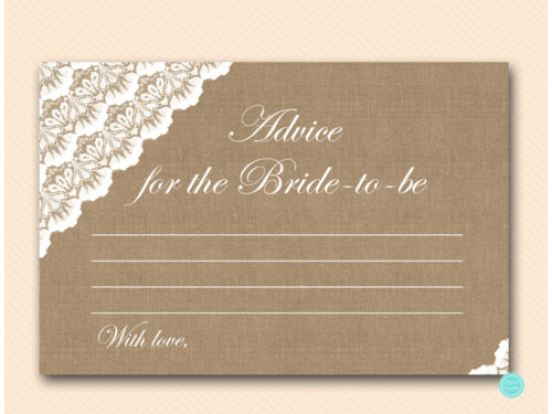 BS34-advice-for-the-bride-card-burlap-lace-bridal-shower-game