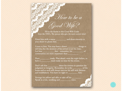 BS34-good-wife-guide-burlap-lace-bridal-shower-game