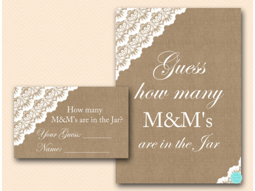 BS34-how-many-MM-sign-burlap-lace-bridal-shower-game