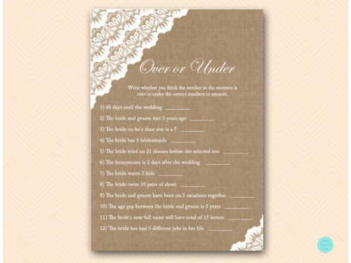 BS34-over-or-under-quiz-burlap-lace-bridal-shower-game