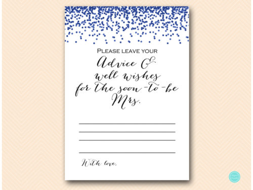 BS408-advice-wishes-for-soon-mrs-card-blue-navy-bridal-shower