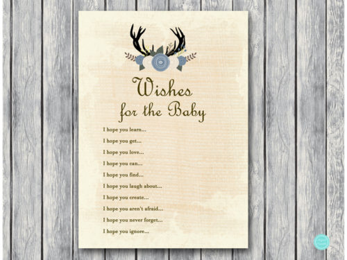 TLC21B-wishes-for-baby-card-buck-deer-baby-shower-game