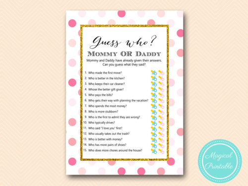 TLC430p-who-said-mommy-or-daddy-pink-polka-dots-baby-shower