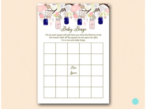 TLC479-bingo-baby-gifts-navy-blue-pink-mason-jars-shower-game