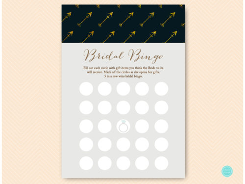 bs122-bingo-Tribal-bridal-shower-games