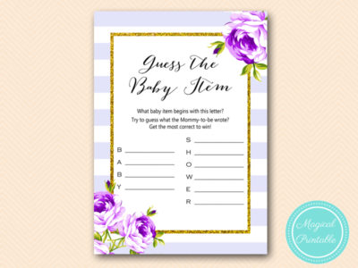 BS411-guess-the-baby-item-B-purple-lavender-baby-shower-game