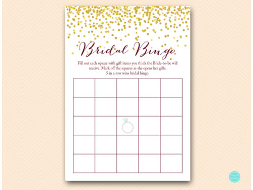BS46M-bingo-gift-items-blank-gold-maroon-bridal-shower-game-hen-party