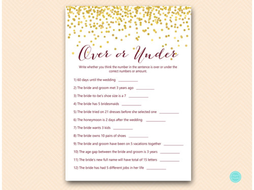 BS46M-over-or-under-gold-maroon-bridal-shower-game-hen-party