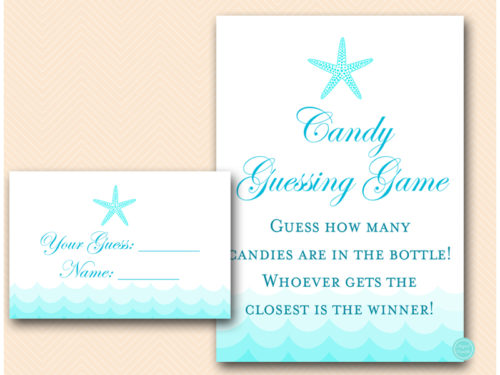 TLC09-candy-guessing-game-sign-5x7-starfish-beach-baby-shower-game