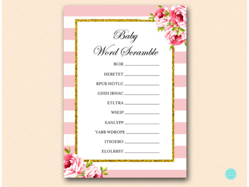 TLC50-scramble-baby-word-pink-coed-shabby-chic-baby-shower-game