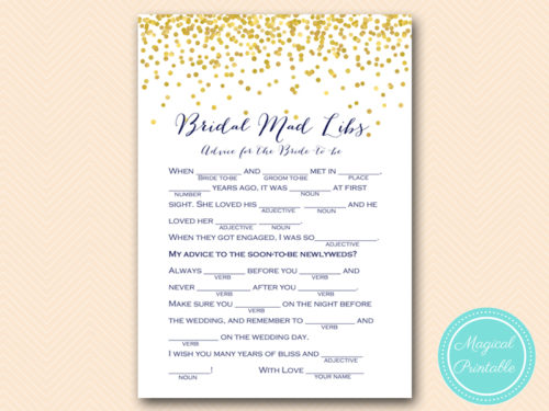 BS156-mad-libs-advice-navy-gold-bridal-shower-game