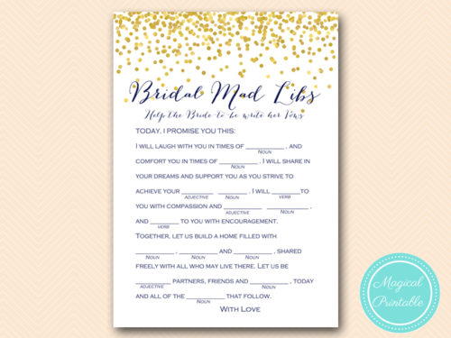 BS156-mad-libs-help-vows-navy-gold-bridal-shower-game