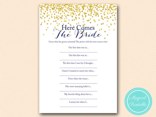 here-comes-the-bride-navy-gold-bridal-shower-game
