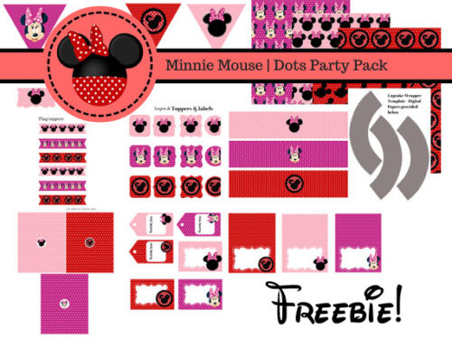 Free minnie mouse baby shower package