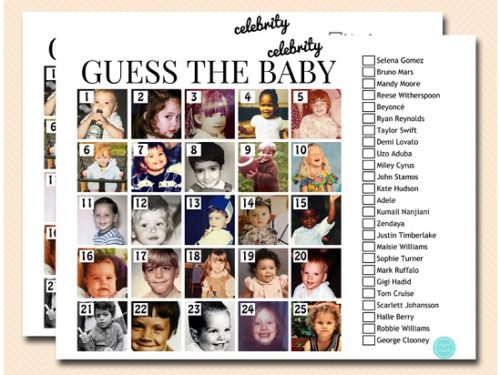 Guess the Celebrity Baby Game