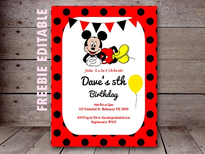 FREE Mickey Mouse Party Printables - Magical Printable