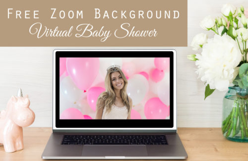 Free Bridal Shower Zoom Background - Baby Shower Zoom