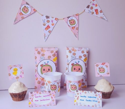 Free Pink Cocomelon Birthday Printable Package download setup