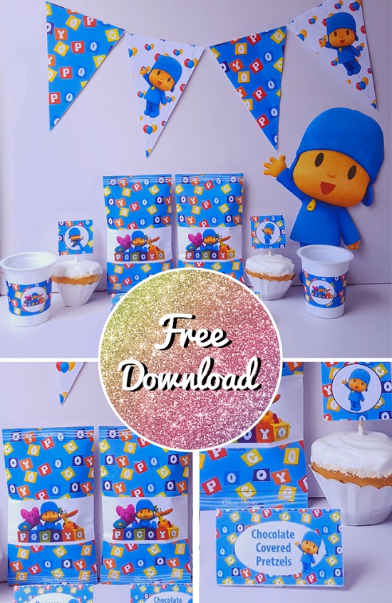 free pocoyo party printable template download-550