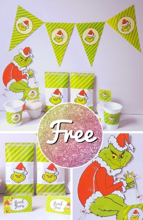 Free The Grinch Christmas Party Printable Download