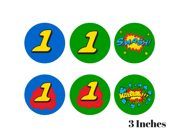 Superhero Birthday Party Printable - Magical Printable