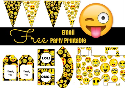 Free-Emoji-birthday-party-printables-download