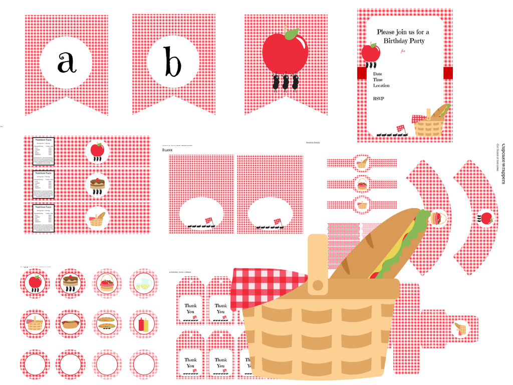 Picnic Printable - Magical Printable