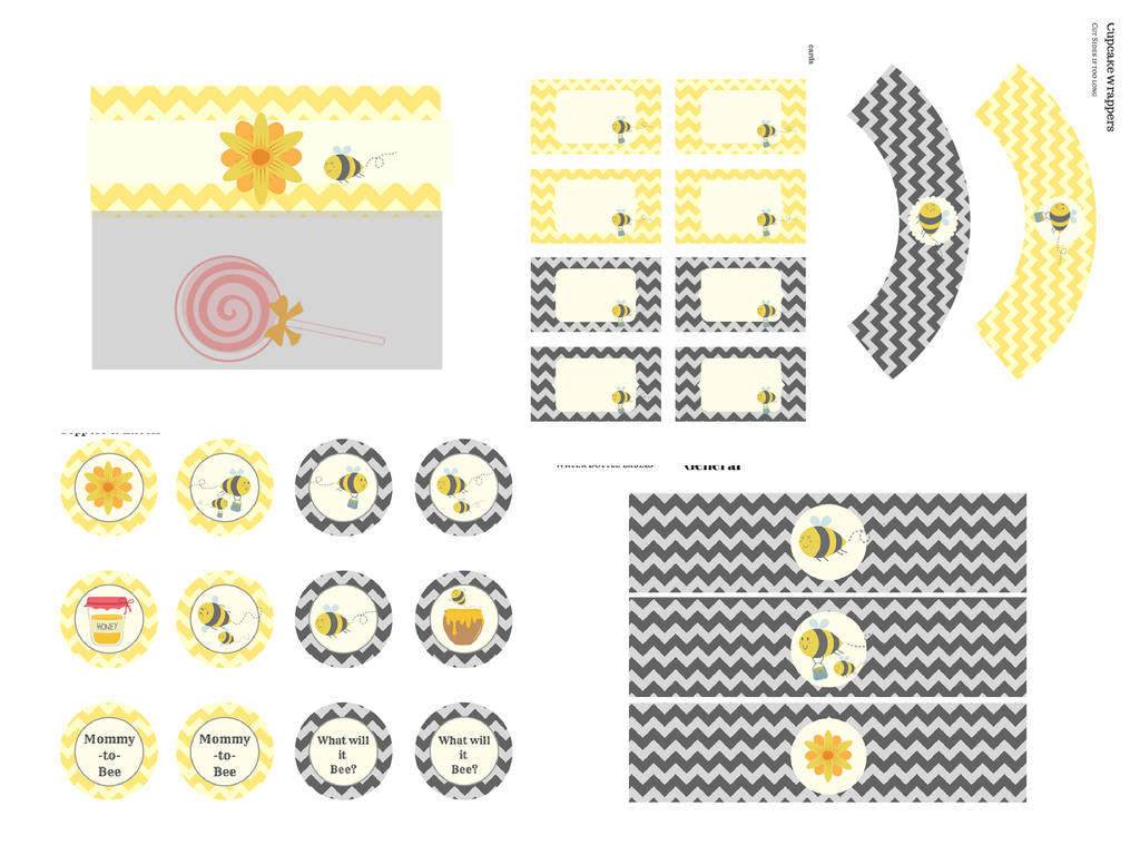 Bee Baby Shower - Magical Printable