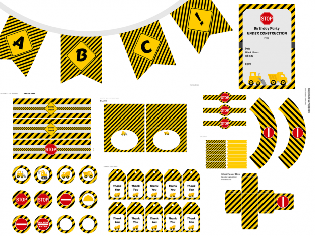 Construction Printable Magical Printable