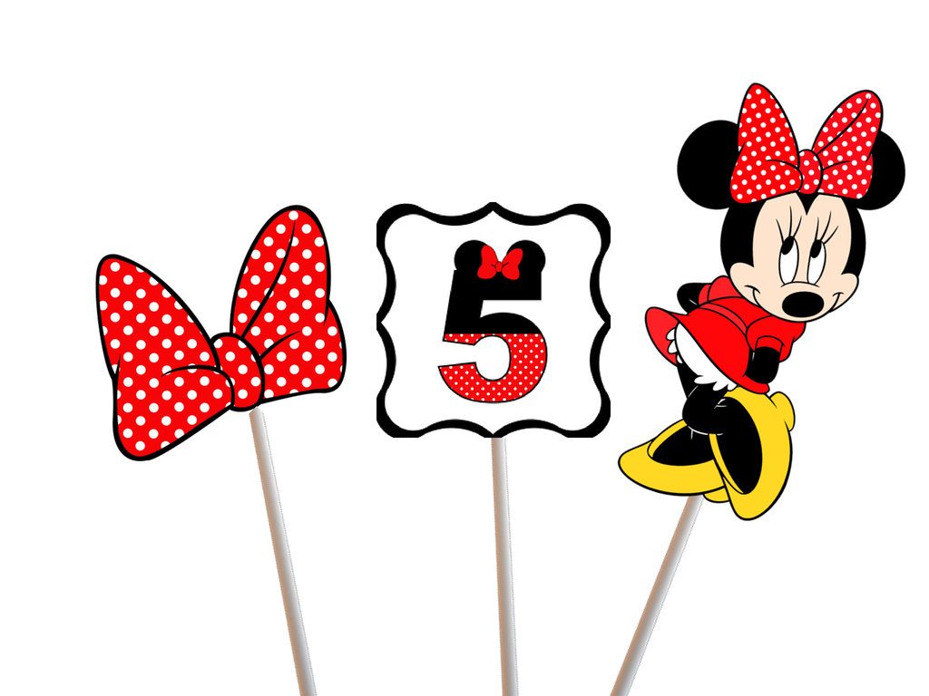 Minnie Mouse Centerpiece - Magical Printable