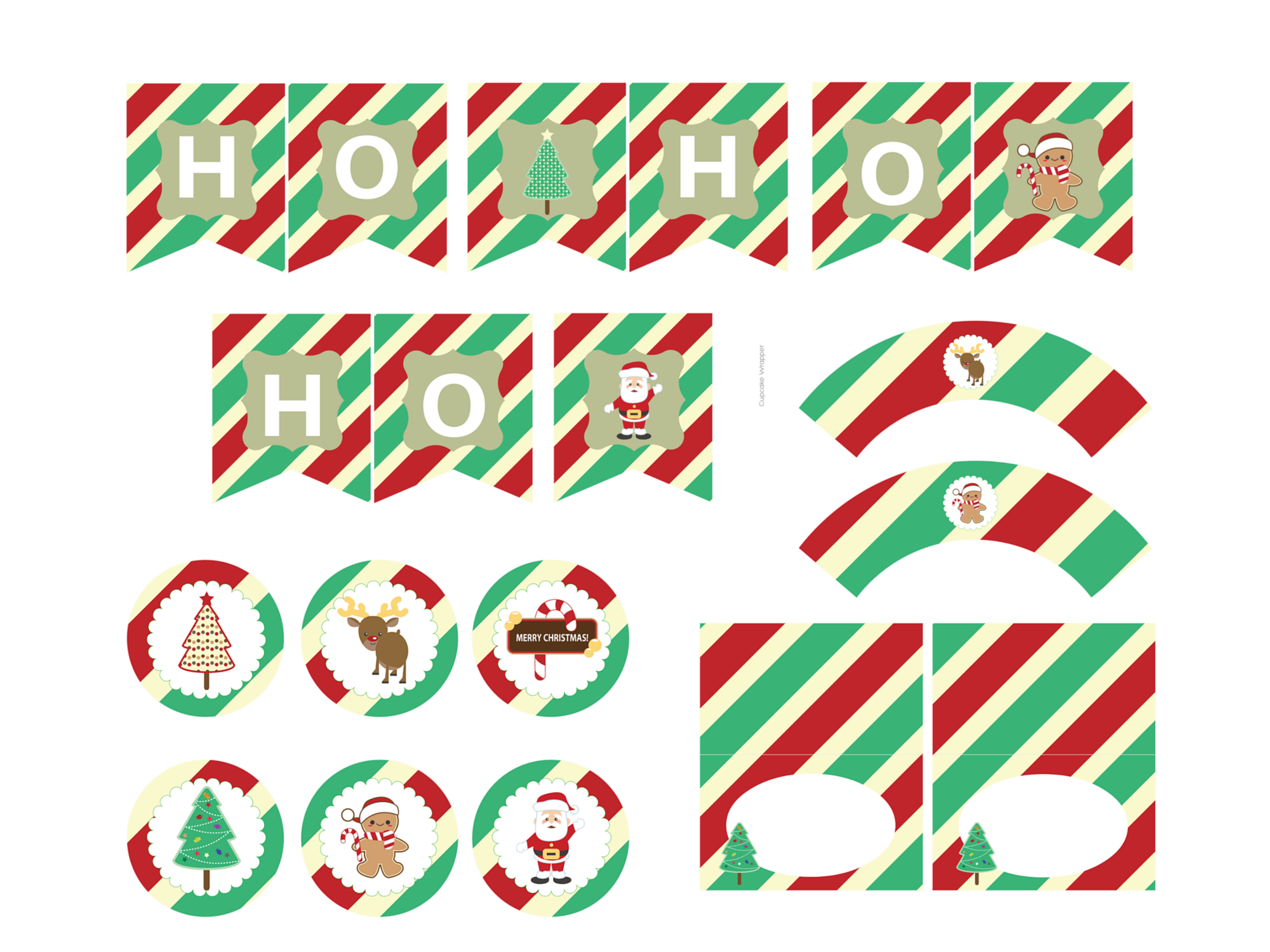 Christmas Party Printable Toppers And Labels Magical Printable