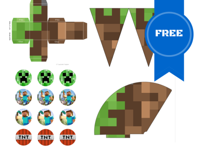 FREE Minecraft Party Printable