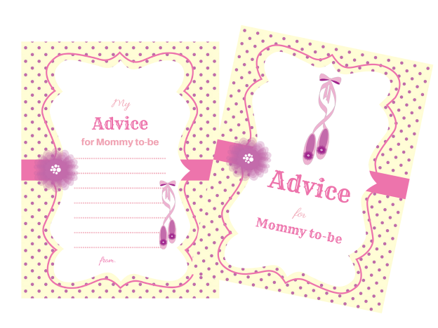 Tutu Ballerina Ballet Baby Shower Games - Magical Printable