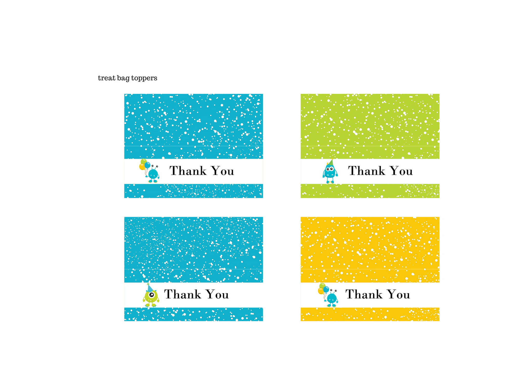Little Monster Party Printable - Magical Printable