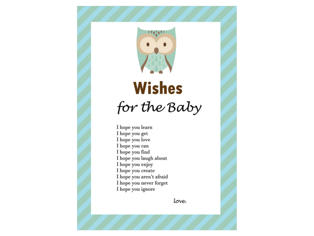 Owl Baby Shower Games Set - Magical Printable