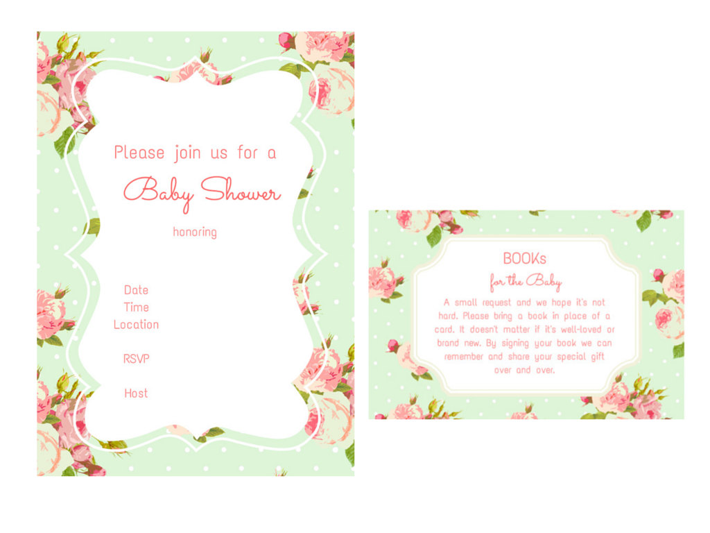 FREE Mint Shabby Bring a Book Insert Magical Printable